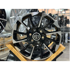 Диск литой TOYOTA 0300 D18 8 6X139.7 ET25 106.1 Black Face