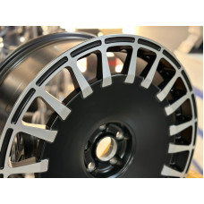 Диск литой MERCEDES MAYBACH 0343 D20 9.5/8.5 5X112 ET42/ЕТ35 66.56 Satin Black Machined Face