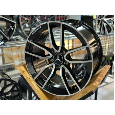 Диск литой MERCEDES K5443 D20 8.5/9.5 5X112 ET40 66.6 Black Machined Face