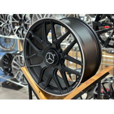 Диск литой MERCEDES 9270 D19 8.5/9.5 5X112 ET35 66.6 Matt Black Polish Lip