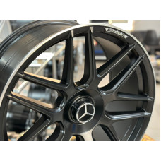 Диски литые MERCEDES FB270 R22 5X130 10 ET30 84.1 Matt Black Polish Lip