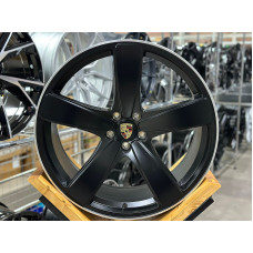 Диски литые PORSCHE 5486 R21 9/10  5X112 ET26/ЕТ19  66.45 Satin Black Mac