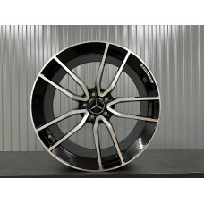 Диски литые MERCEDES YA006 R20 5x112 8.5/9.5 ET40 66.6 Black Machined Face